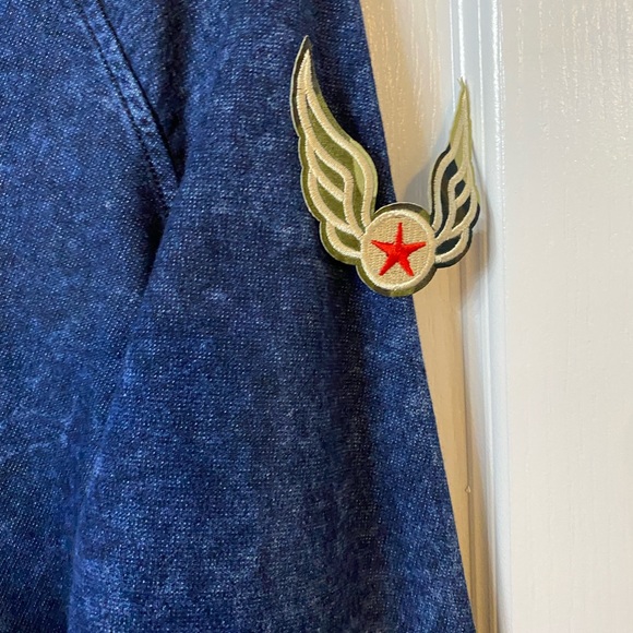 Adidas stonewashed denim jacket size XL - Picture 7 of 12